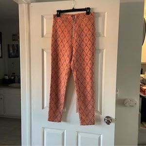 Orange Urban Outfitters Skinny Pants